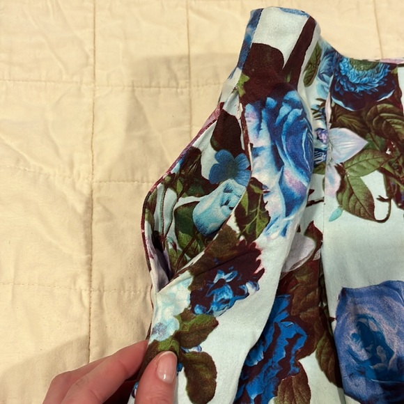 ModCloth floral midi skirt - Picture 2 of 4